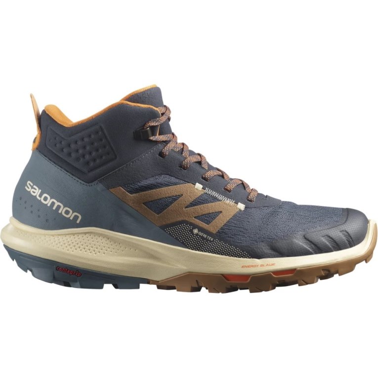 Botas Montaña Salomon Outpulse Mid GTX Hombre Grises Oscuro | MX MBXV365